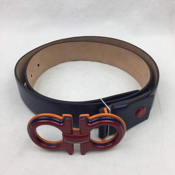 Salvatore Ferragamo Other - SALVATORE FERRAGAMO Rainbow Double Gancio Belt sz